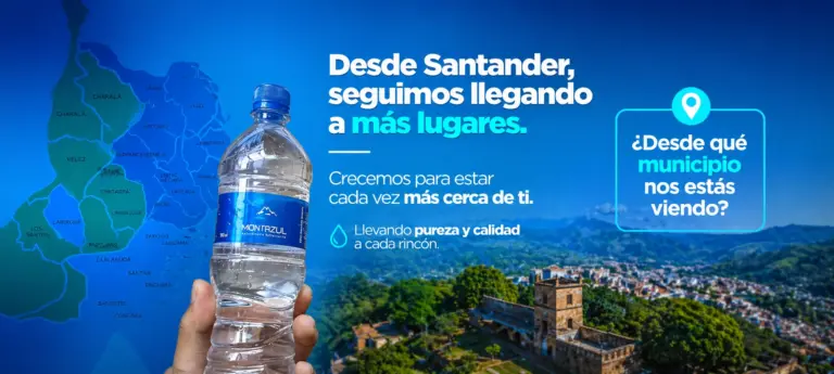 Agua Monte Azul Santander: llegamos a más municipios