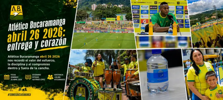 Atlético Bucaramanga abril 26 2026: entrega y corazón