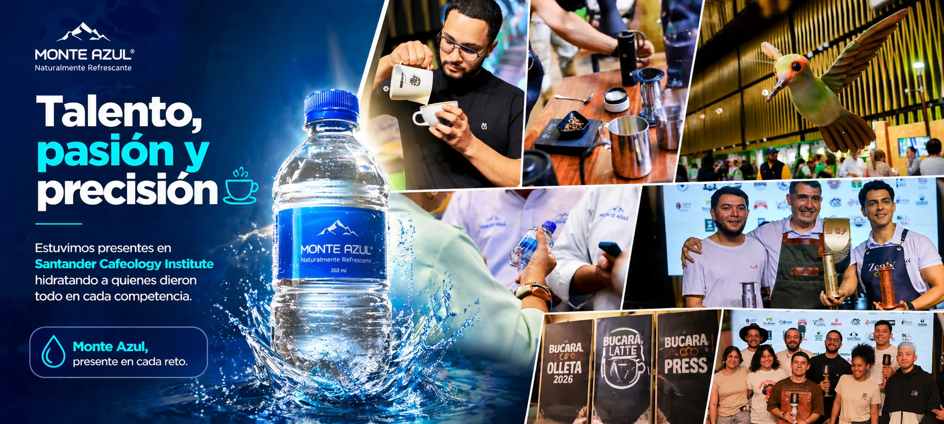 Monte Azul Santander Cafeology Institute 2026 en competencias de café