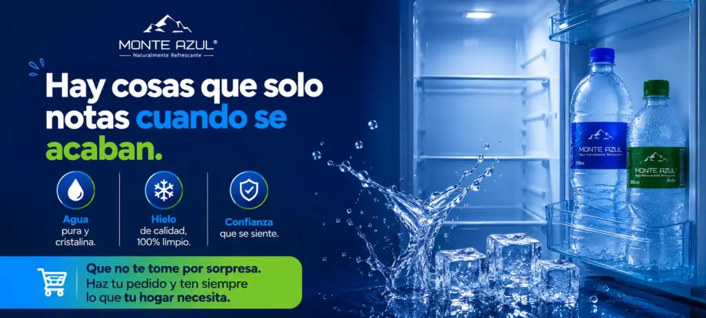 agua y hielo