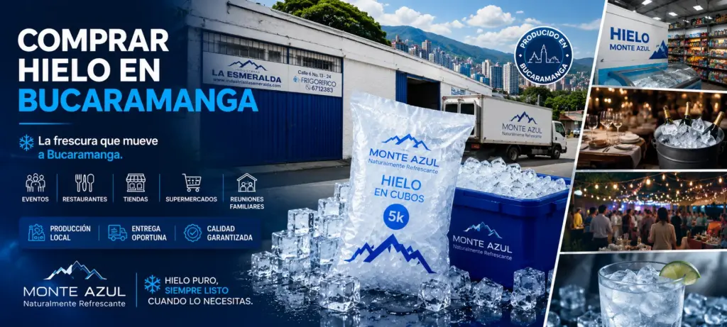 comprar hielo Bucaramanga para eventos y negocios