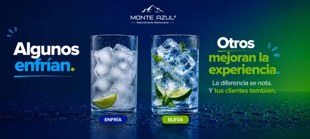 hielo que enfría más para bebidas y eventos