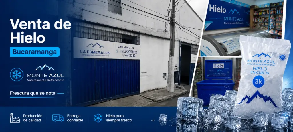 Venta de hielo Bucaramanga Monte Azul